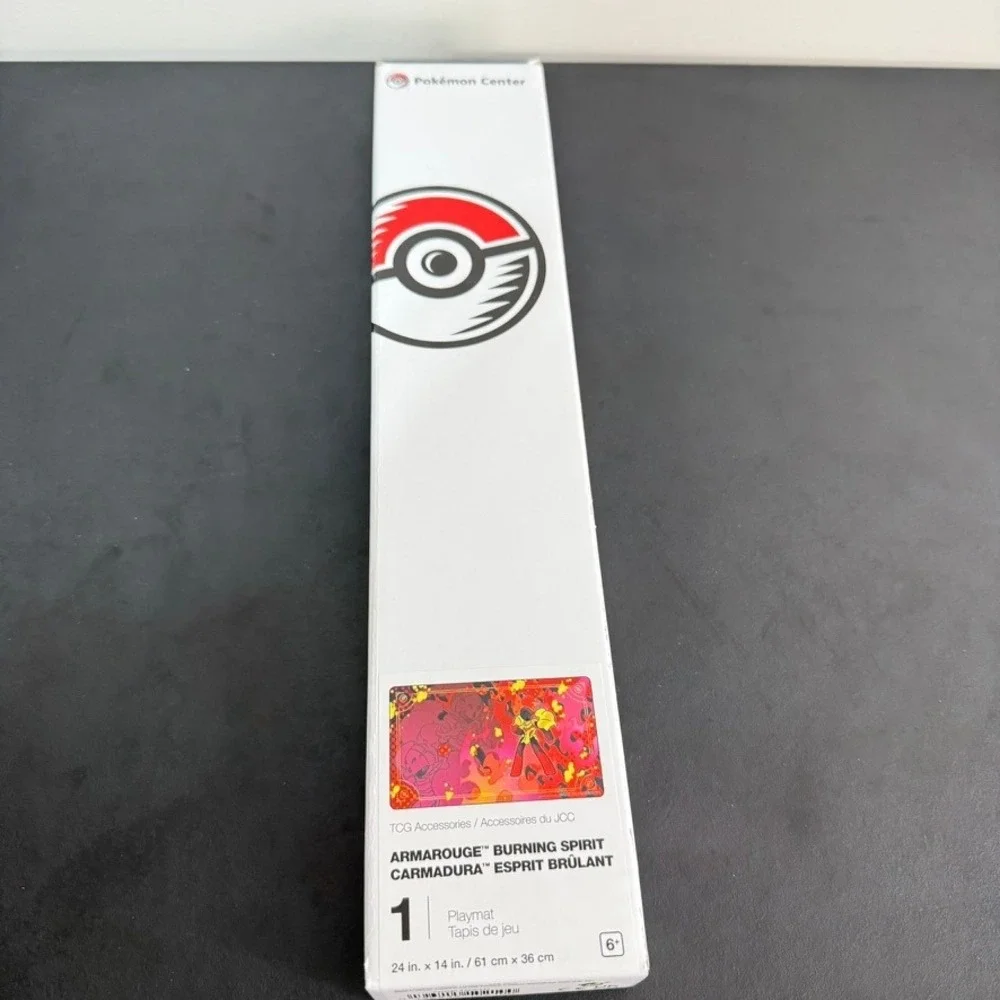 Pokemon Center Playmat Unisex OS Fire Armarouge Burning Spirit TCG Accessory